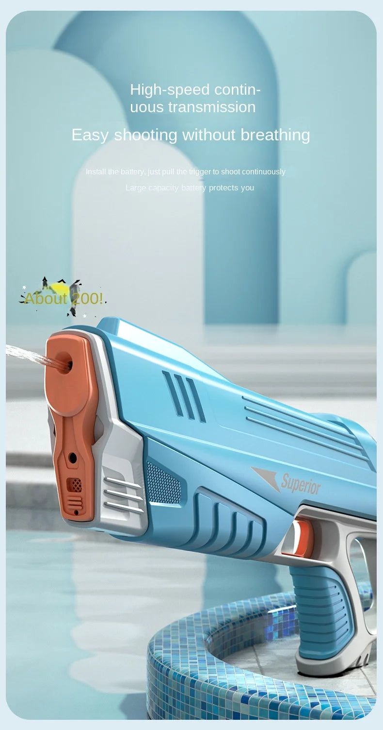 Electric Water Gun – 43cm Auto-Refill Toy