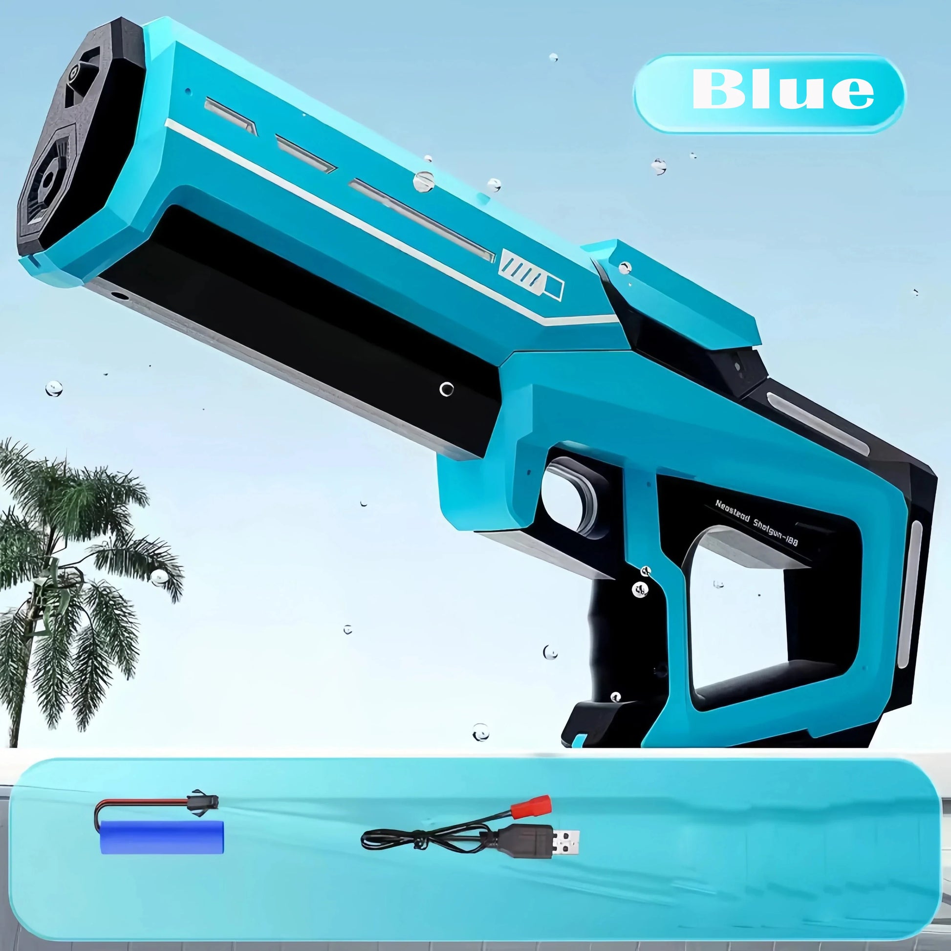 Electric Water Gun – 43cm Auto-Refill Toy