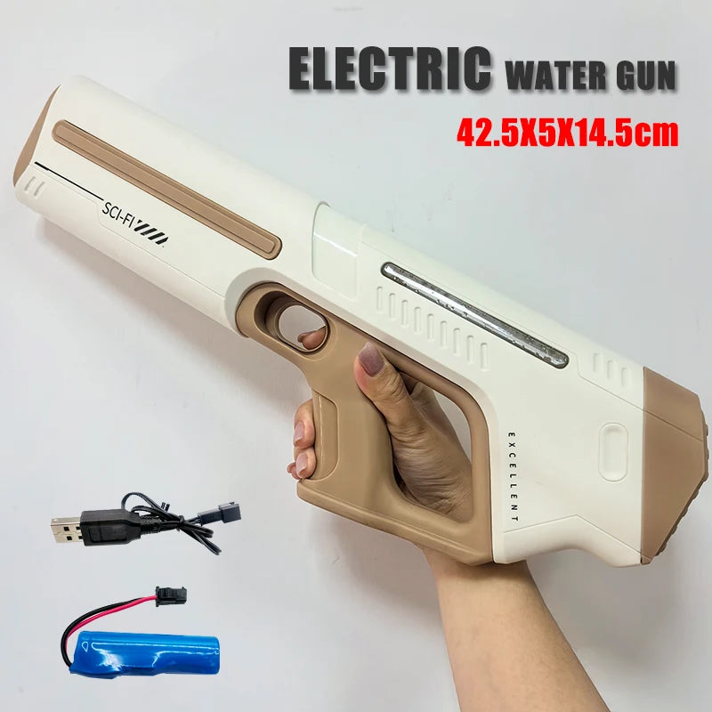 High-Pressure Electric Water Gun – Auto Spray Toy