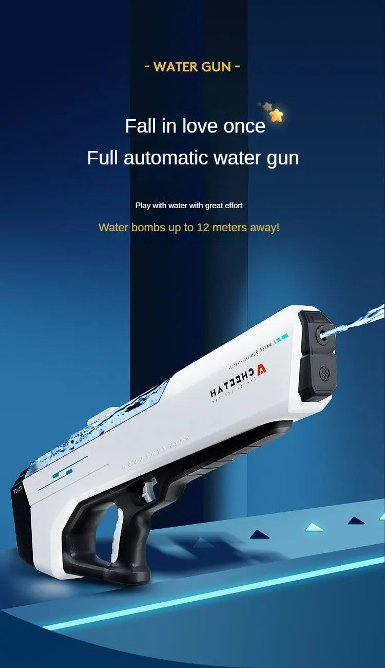 High-Pressure Electric Water Gun – Auto Spray Toy