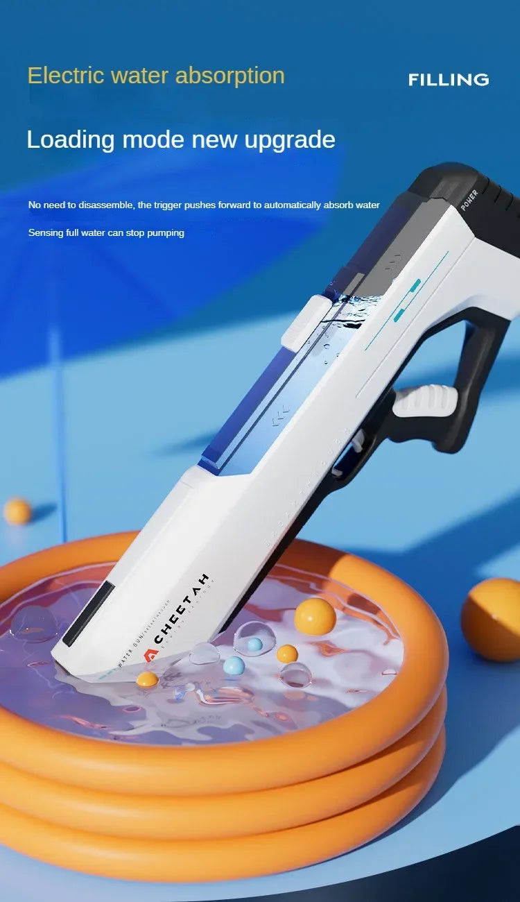 High-Pressure Electric Water Gun – Auto Spray Toy