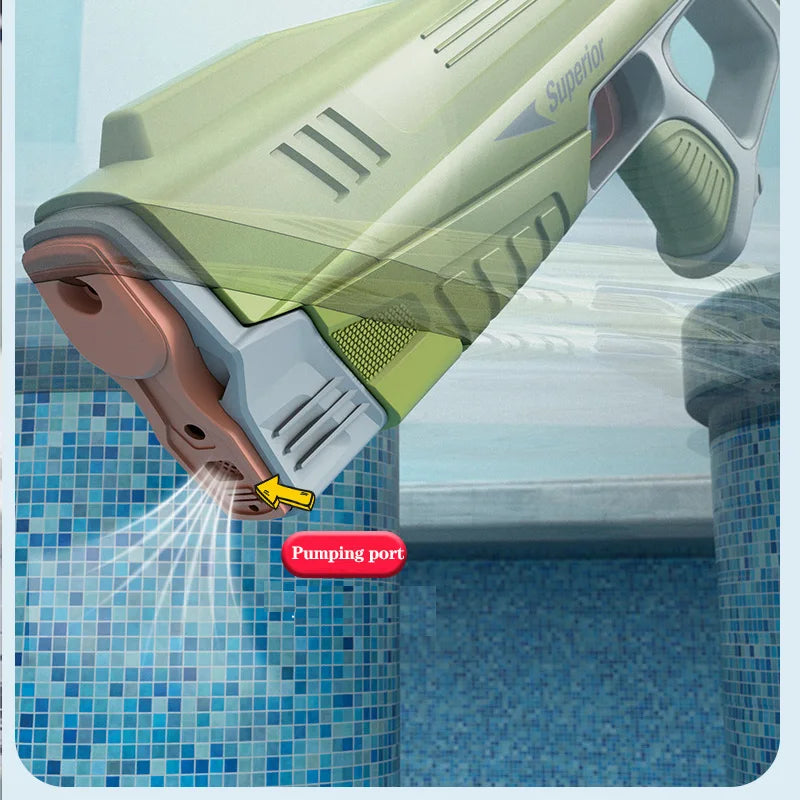Electric Water Gun – 43cm Auto-Refill Toy