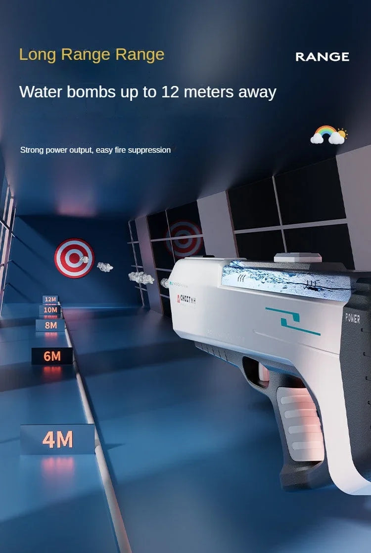 High-Pressure Electric Water Gun – Auto Spray Toy