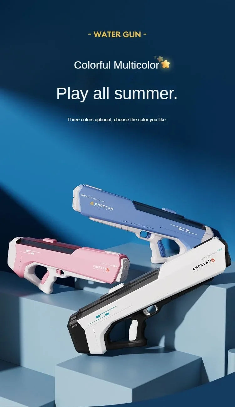 High-Pressure Electric Water Gun – Auto Spray Toy