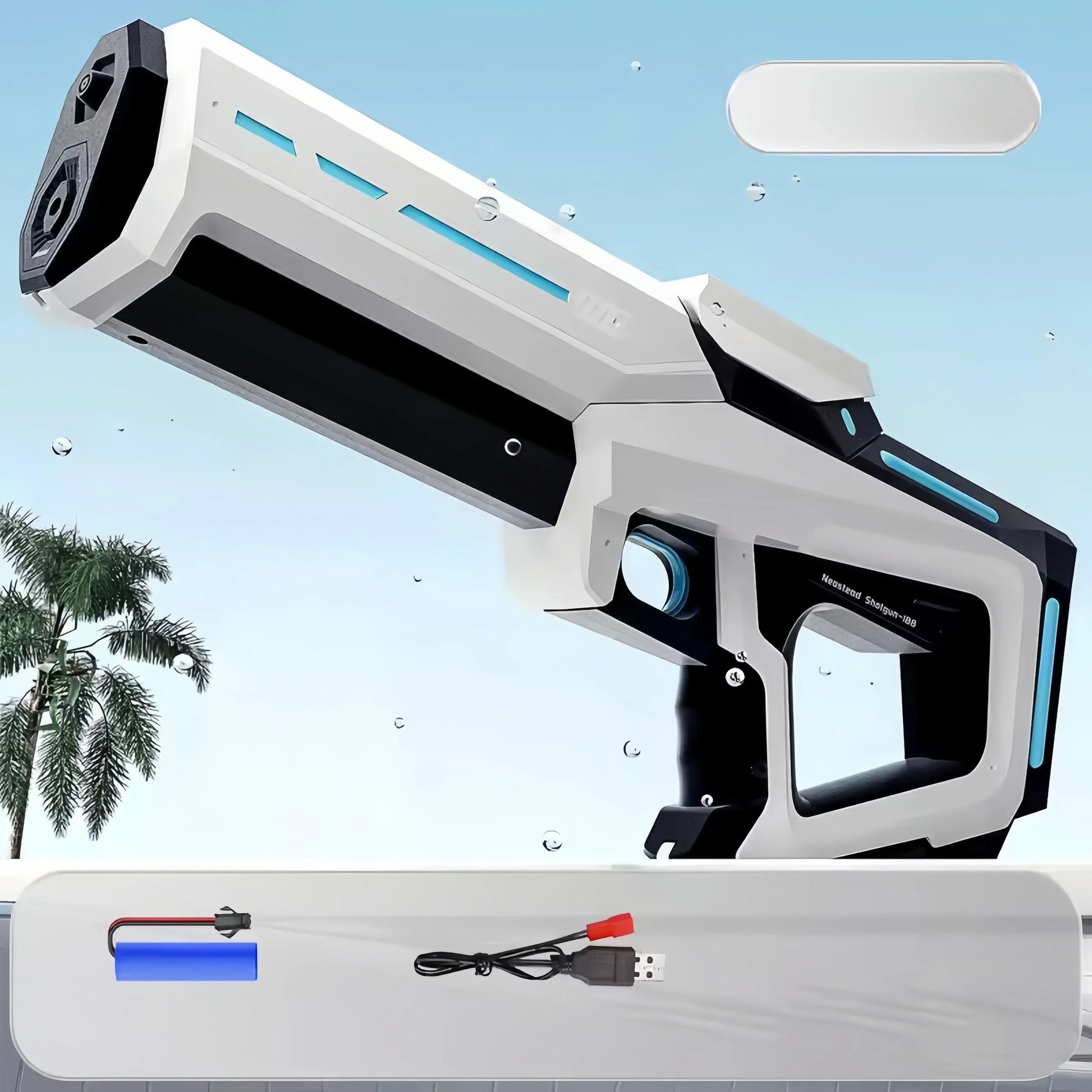 Powerful Electric Water Gun – Auto Suction Blaster