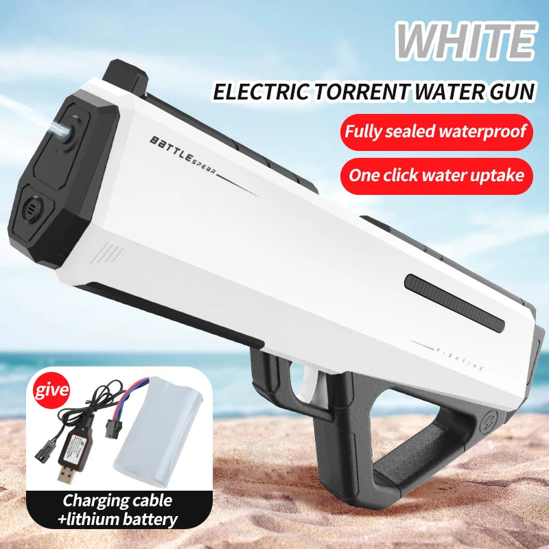 High-Pressure Electric Water Gun – Auto Spray Toy
