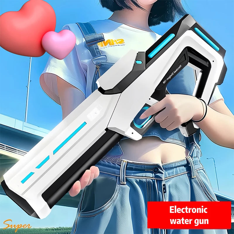 Powerful Electric Water Gun – Auto Suction Blaster