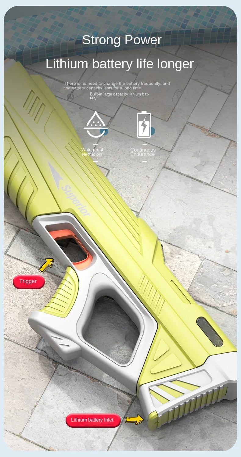 Electric Water Gun – 43cm Auto-Refill Toy