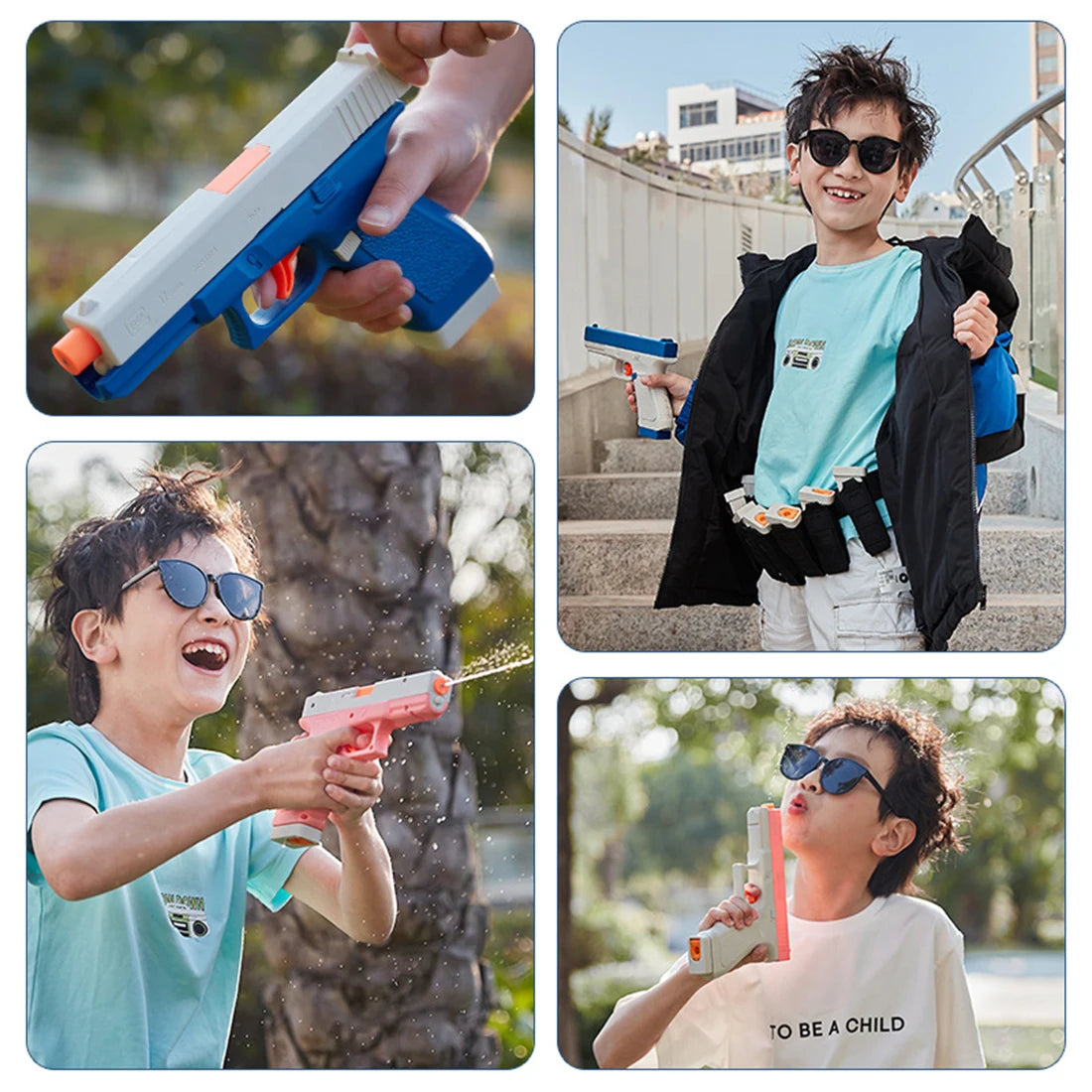 High-Pressure Electric Water Gun for Kids