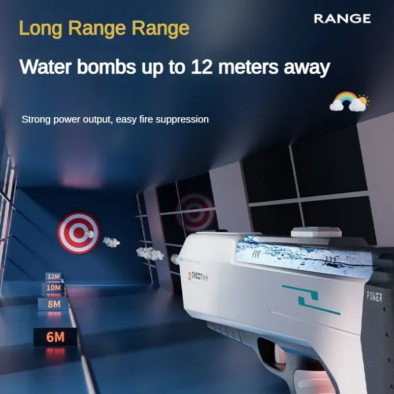 High-Pressure Electric Water Gun – Auto Spray Toy