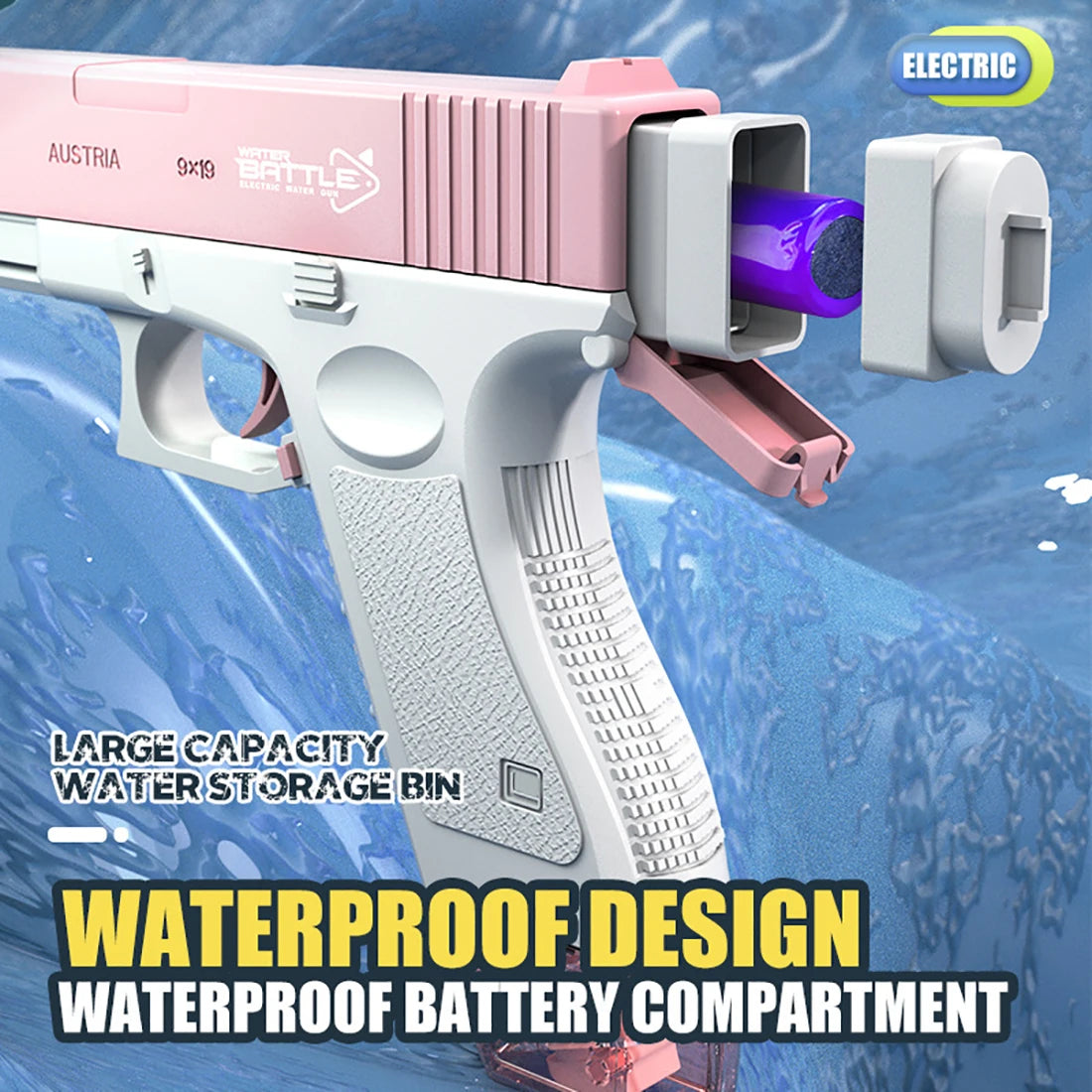 High-Pressure Electric Water Gun for Kids