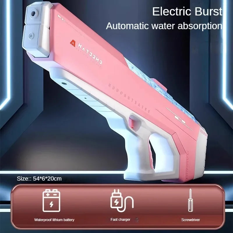 High-Pressure Electric Water Gun – Auto Spray Toy