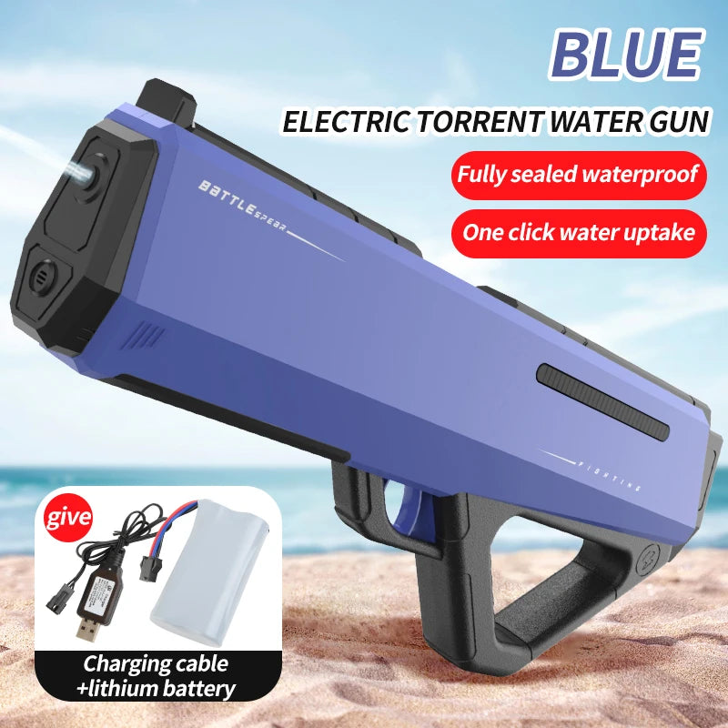 High-Pressure Electric Water Gun – Auto Spray Toy
