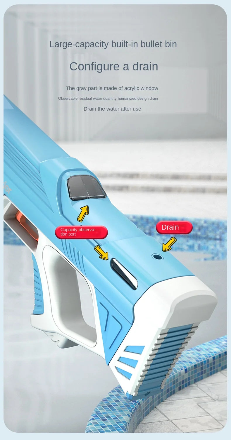 Electric Water Gun – 43cm Auto-Refill Toy