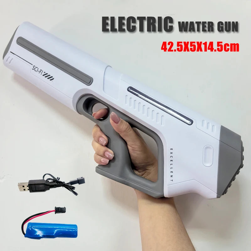 High-Pressure Electric Water Gun – Auto Spray Toy