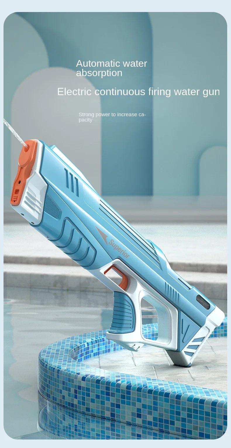 Electric Water Gun – 43cm Auto-Refill Toy