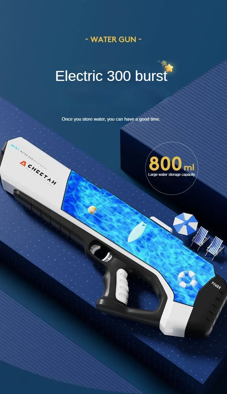 High-Pressure Electric Water Gun – Auto Spray Toy